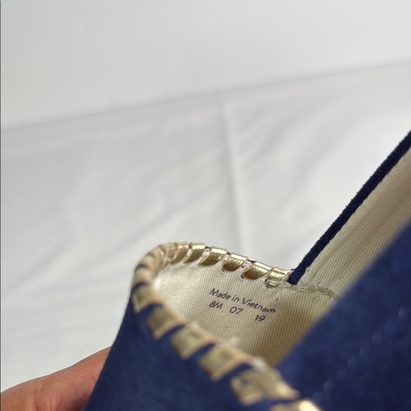 Jack‎ Rogers Blue and Tan Nautical Wedges - Picture 6 of 9